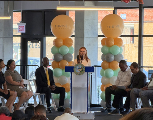 Thrive Exchange Grand Opening Taylor Thorn Speaking