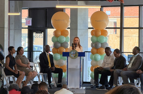 Thrive Exchange Grand Opening Taylor Thorn Speaking